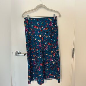 Jason Wu Collective Multicolor Floral A-Line Skirt